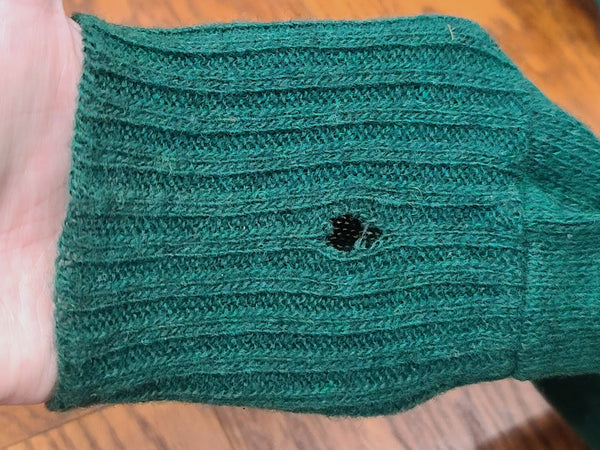 Green Wool Sweater Size 50 (AS-IS) <br> (44"-46" Chest)