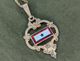 "In Service" Blue Star Necklace