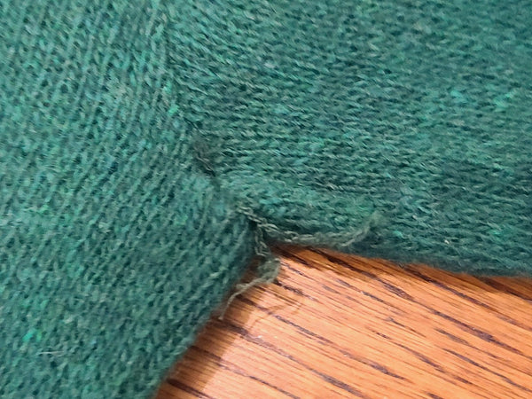 Green Wool Sweater Size 50 (AS-IS) <br> (44"-46" Chest)