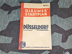 Düsseldorf Stadtplan WWII No Map