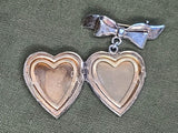 Army Sweetheart Locket Pin Sterling