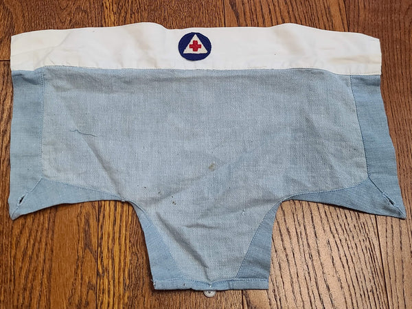 Red Cross Nurse Aide Apron, Blouse and Hat <br> (28" waist)