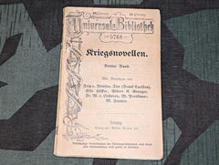 WWI 1915 Kriegsnovellen Book