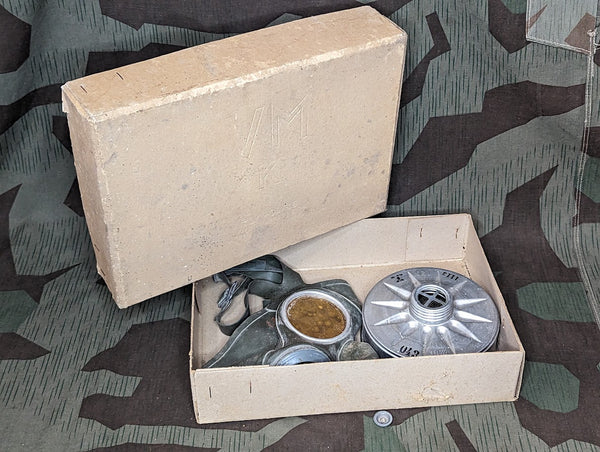 Original German Volksgasmaske in Carton