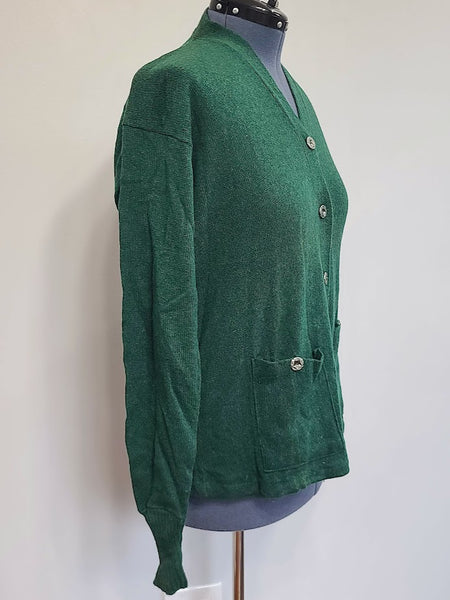 Green Wool Sweater Size 50 <br> (44"-46" Chest)