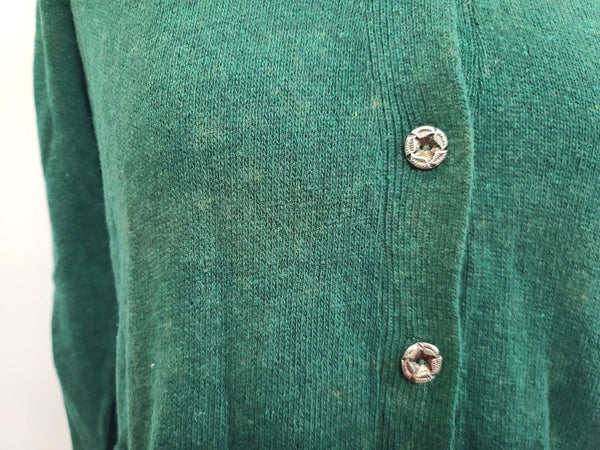 Green Wool Sweater Size 50 <br> (44"-46" Chest)