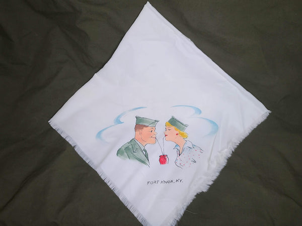Soldier and Sweetheart Fort Knox Hankie / Scarf