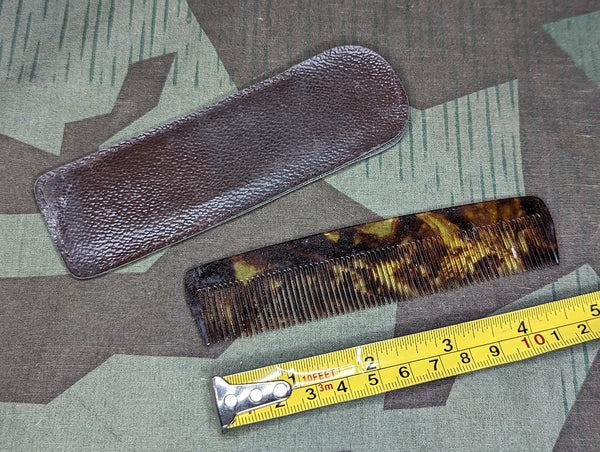 German Pocket Comb With Case