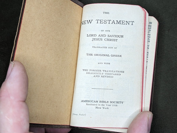 Army Nurse Bible