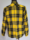 Yellow Plaid Wool Jacket <br> (41" Chest)