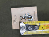Marine Corps Sweetheart Charm on Card USMC EGA
