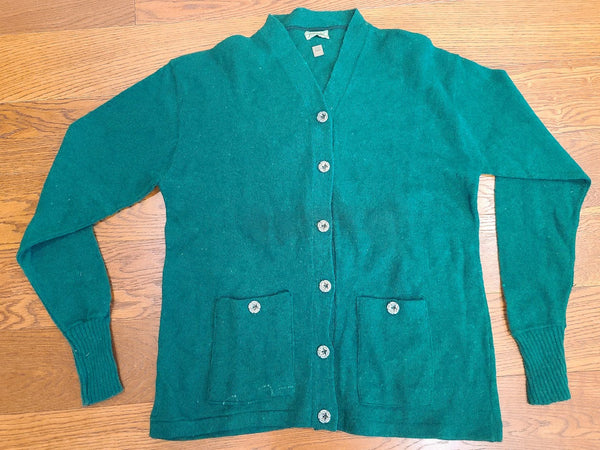 Green Wool Sweater Size 48 <br> (43"-45" Chest)