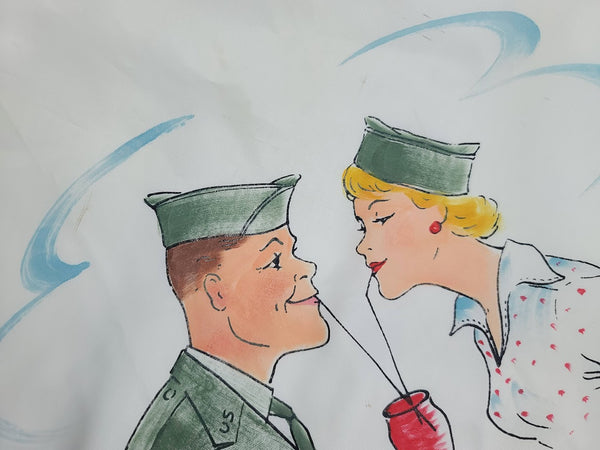Soldier and Sweetheart Fort Knox Hankie / Scarf