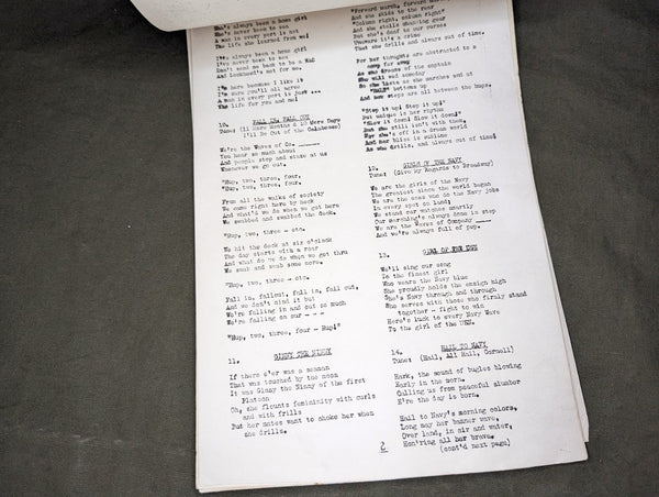Waves Recruit Training Song Book