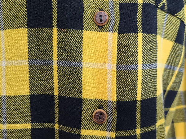 Yellow Plaid Wool Jacket <br> (41" Chest)