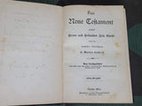 1915 German New Testament and Psalms Bible