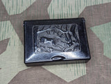 Bakelite Tobacco Box with Elk and Dog
