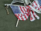 Eagle with 48 Star Flag Pin