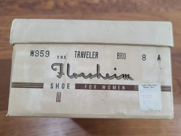 Florsheim Brown Shoes in Box (Size 8A)