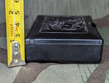 Bakelite Tobacco Box with Elk and Dog