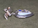 Army Sweetheart Locket Pin Sterling