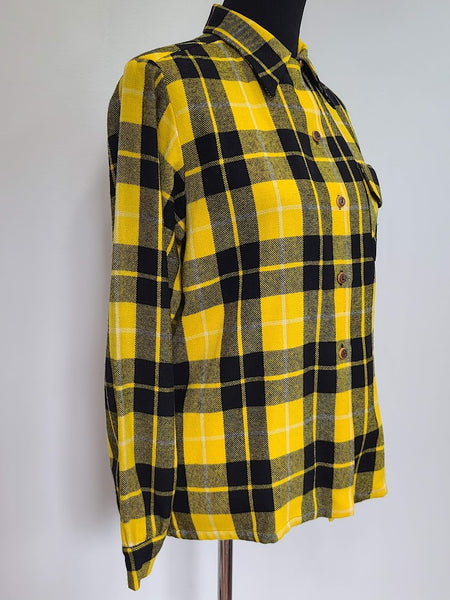 Yellow Plaid Wool Jacket <br> (41" Chest)