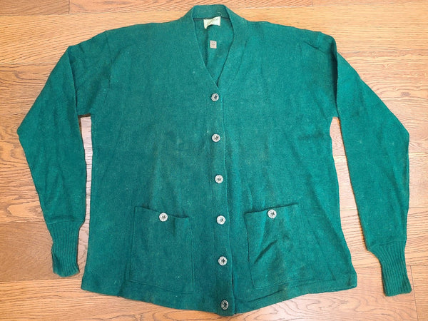 Green Wool Sweater Size 50 <br> (44"-46" Chest)