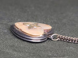 Army Air Corps Heart Locket Necklace