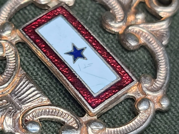 "In Service" Blue Star Necklace