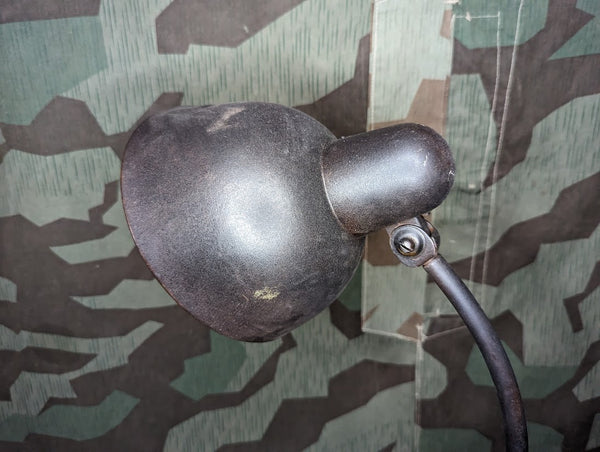 Original Wehrmacht German Desk Lamp Panzer Gray