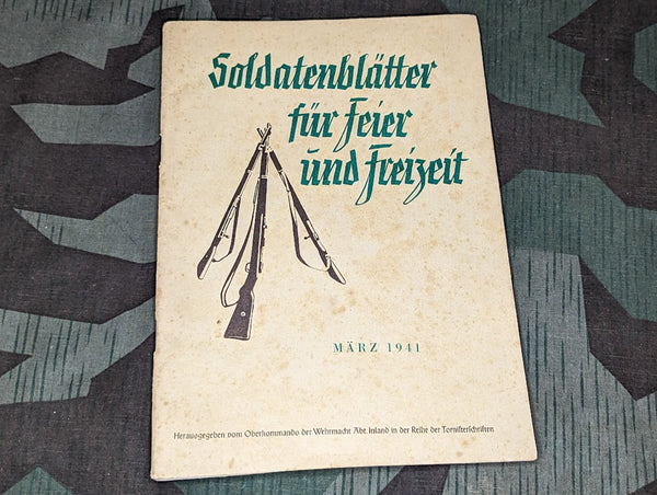 Soldatenblätter für Feier und Freizeit März 1941
