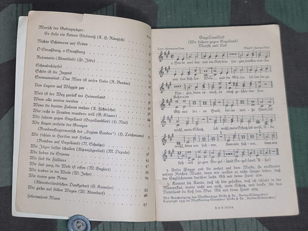 Das Neue Soldaten Liederbuch Soldier's Song Book Heft 3