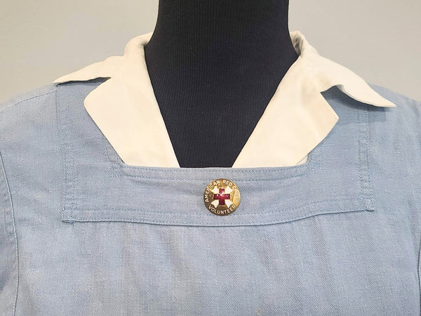 Red Cross Nurse Aide Apron, Blouse and Hat <br> (28" waist)