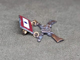 WWI Army Infantry "In Service" Sweetheart Pin