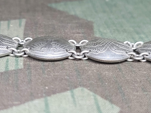 Reichspfennig Coin Bracelet