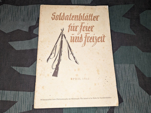 Soldatenblätter für Feier und Freizeit April 1941