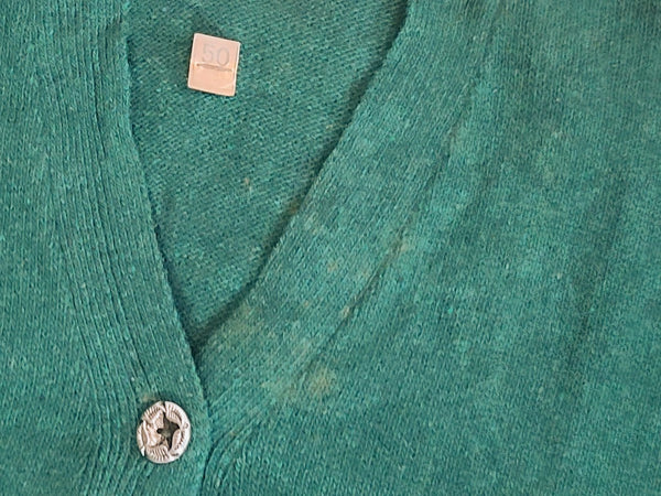 Green Wool Sweater Size 50 (AS-IS) <br> (44"-46" Chest)