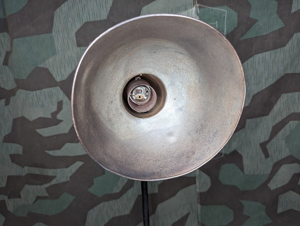 Original Wehrmacht German Desk Lamp Panzer Gray
