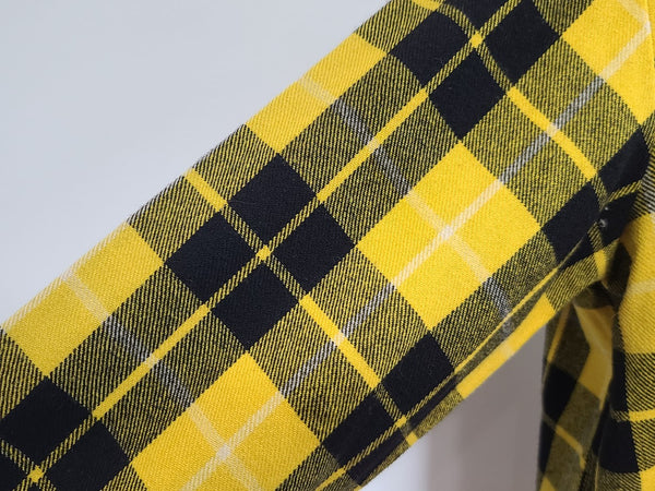 Yellow Plaid Wool Jacket <br> (41" Chest)