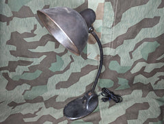 Original Wehrmacht German Desk Lamp Panzer Gray
