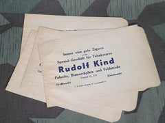 Rudolf Kind Cigar Paper Bags (Set of 5)