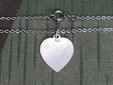 Ich Liebe Dich Heart Necklace (Marked 925)