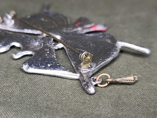 Eagle with 48 Star Flag Pin