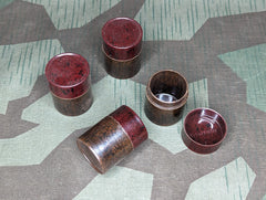 Small Bakelite Containers Two Tone