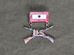 WWI Army Infantry "In Service" Sweetheart Pin