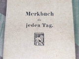 Merkbuch für Jeden Tag Original Calendar Book