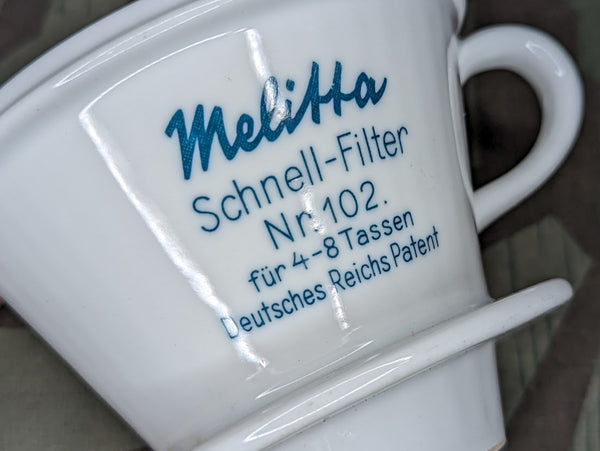 Melitta Nr. 102 Schnell-Filter DRP Coffee Funnel
