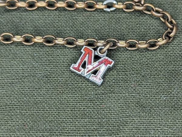 USMC Letter Sweetheart Bracelet