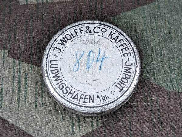 J Wolff & Co Kaffee - Import Tin