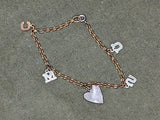 USMC Letter Sweetheart Bracelet